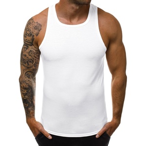 Toptan en iyi fiyat spor giyim koşu kolsuz o-boyun katı desen rahat tarzı erkek Tank Top bangladeş - Product Image 2