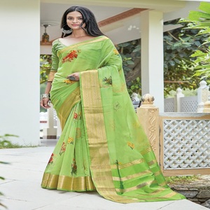 <strong>DESIGNER</strong> ORGANZA SAREE - Product Image 2