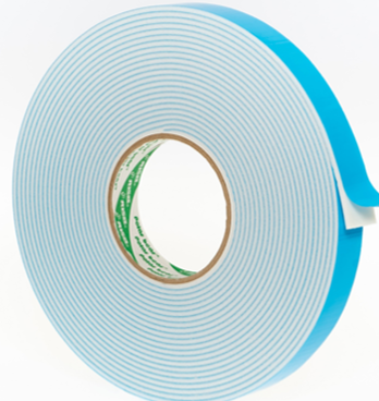 Doublure bleue et mousse blanche