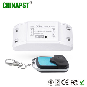 Bestseller-Fernbedienung APP-Steuerung 10A 1CH Tuya Wifi Smart Relay-Schalter funktioniert mit RF 433Mhz PST-WF-S1R - Product Image 3