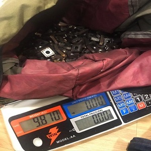 INSERTS <strong>SCRAP</strong> for SAE TUNGSTEN CARBIDE Material Iron Type Shape Grade <strong>Product</strong> Model HMS 1 - Product Image 1