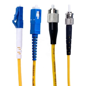 Düşük fiyat SC/FC/LC/ST/ APC UPC tek modlu 3m tek taraflı Fiber FTTH optik yama kablosu - Product Image 1