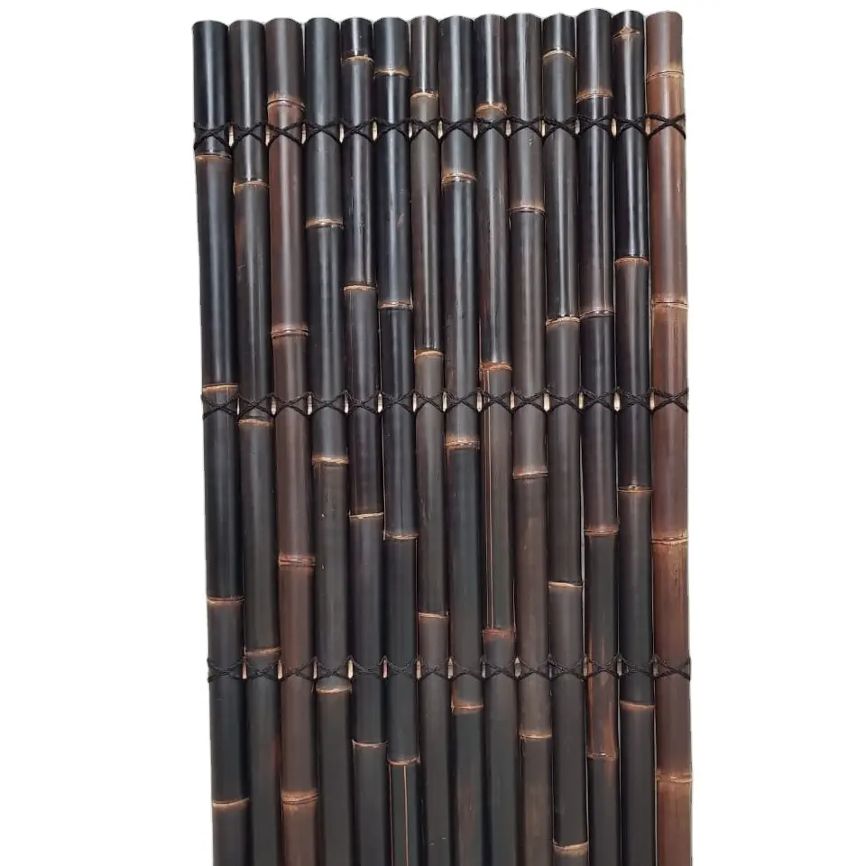 Cerca de bambu preto por panelindo