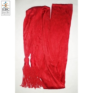 OEM US CIVIL OFFICERS UNIFORM <strong>SASH</strong> WITH TASSELS Customized Officer's Red Woven Silk <strong>Sash</strong> with Two Tassels Handmade - Product Image 6