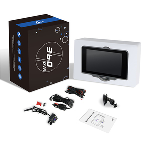 新型IPS 5英寸薄膜晶体管屏幕触摸屏FHD 1080P车载<span class=keywords><strong>Dvr</strong></span> <span class=keywords><strong>360</strong></span>度仪表盘摄像头