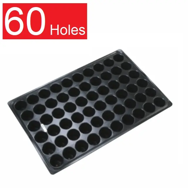 60 holes durable nursery pots type gardening tray