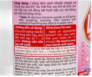 Nhà Máy Giá <span class=keywords><strong>LiLy</strong></span> Gel Tay Khử Trùng Giết Chết 99% Vi Khuẩn Làm Sạch Tay Antisptic Khử Mùi 400Ml X 24 Chai - Product Image 6