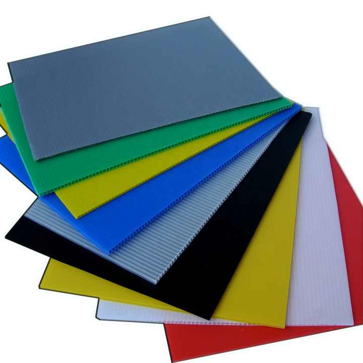 Extruded Colored Cellular Fluted Insulation 2mm 4x8 Plastic Expanded Colored Polypropylene Sheet