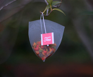 Bolsa de té vacía de nailon con logotipo personalizado, etiqueta y cadena - Product Image 4