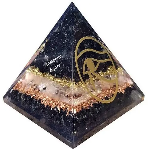 I più venduti Orgonite nuova piramide di Orgone di tormalina nera miglior prezzo piramide di generatore di energia di Orgone naturale