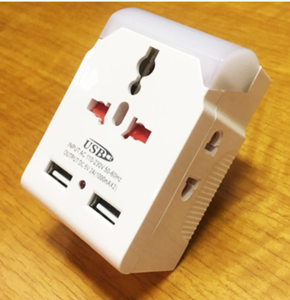 Hot Selling 2.1A <strong>USB</strong> Port Universal Power <strong>Plug</strong> Adapter to Two Pin US <strong>Plug</strong> <strong>Socket</strong> Converter 100-250V 13A <strong>Multi</strong> Travel Adaptor