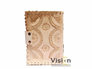 Planificador de cuero genuino Vintage hecho a mano, precio barato, diario Personal, dibujo/boceto/Pintura, solo rellenar páginas, ¡no se detenga! - Product Image 3