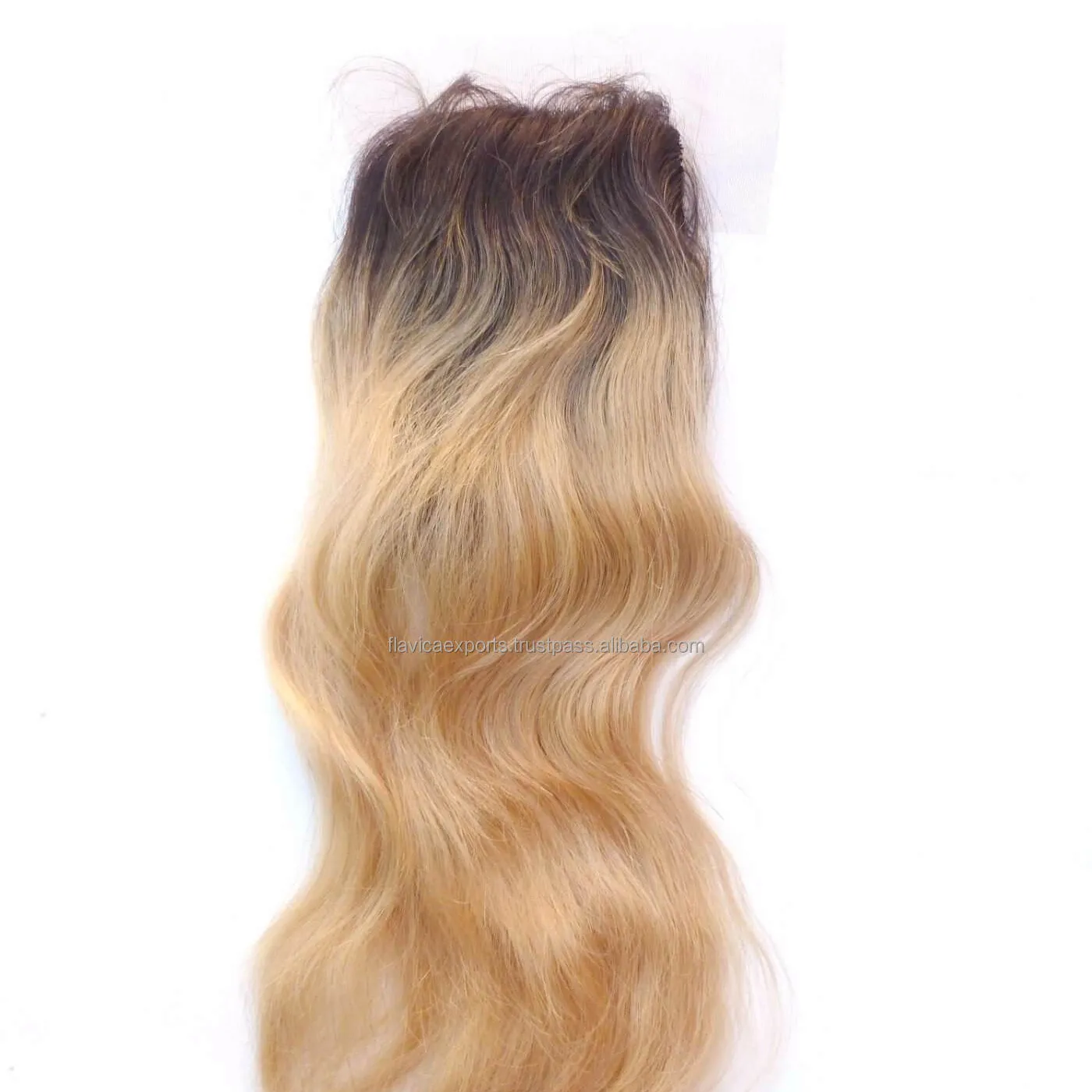 Pelo virgen de Color Natural ombré de 10 a 22 pulgadas, 4x4, 5x5, cierre de encaje suizo, cabello indio Virgen sin procesar, venta al por mayor