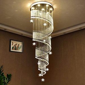 现代滴水晶天花灯设计，天花板的 Led 天花灯夹具 - Product Image 2