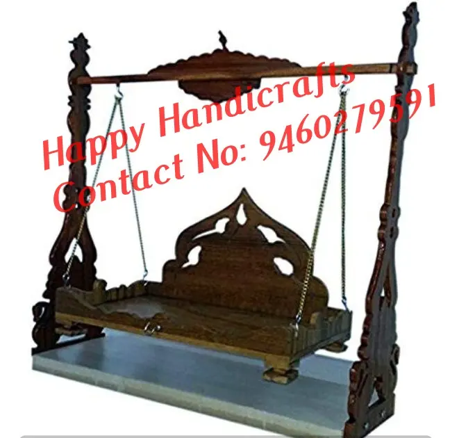 Royal Indian Rajasthani Hand Carved Swing Jhoola (carved Indian Teak Furniture) - Buy Wooden Swing
