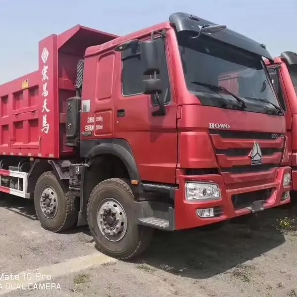 Camion HOWO utilisé/SECONDE MAIN Chine camion à benne basculante camion de chargeur de 12 Roues