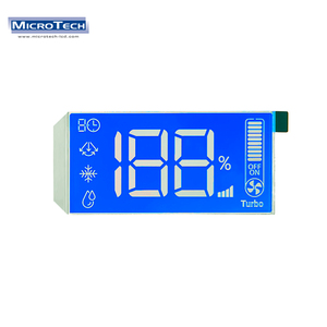 Segmento TN schermo blu carattere bianco modulo LCD TN FSTN per telecomando condizionatore d'aria - Product Image 1