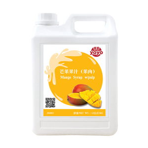 フルーツシロップマンゴー濃縮シロップとパルプ台湾風味シロップ