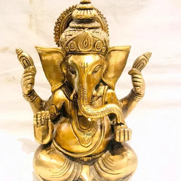 Best Quality Handmade Brass God Ganesh Ji Murti for Home Office or School Avail bae at Best price