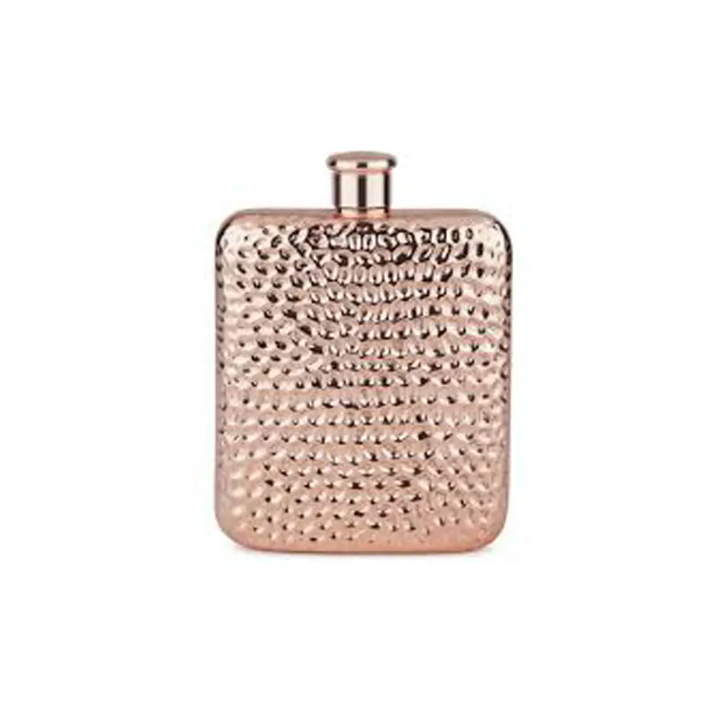 Luxury Design Copper Plated Hammered Flask Hip Liquor Wine USA Sexy and Hot Hip Flask