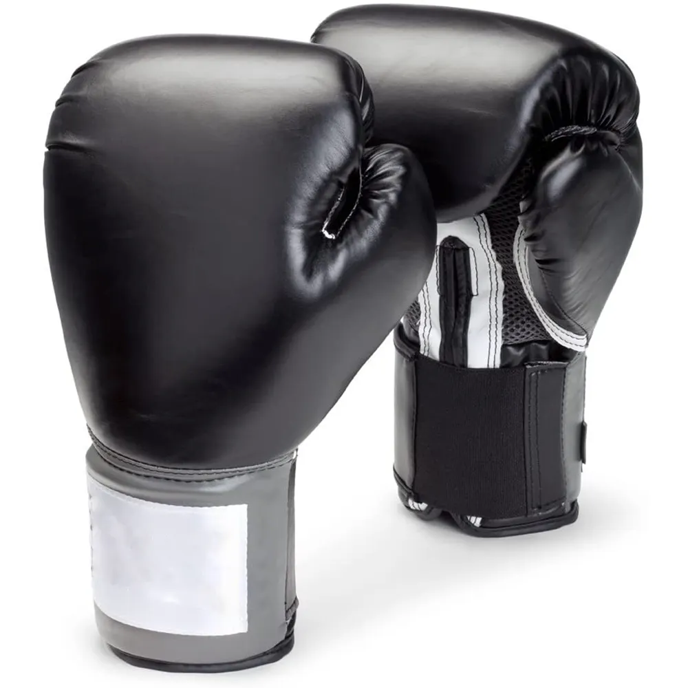 Guantes de entrenamiento de cuero de estilo profesional, guantes de boxeo, Kick Boxing