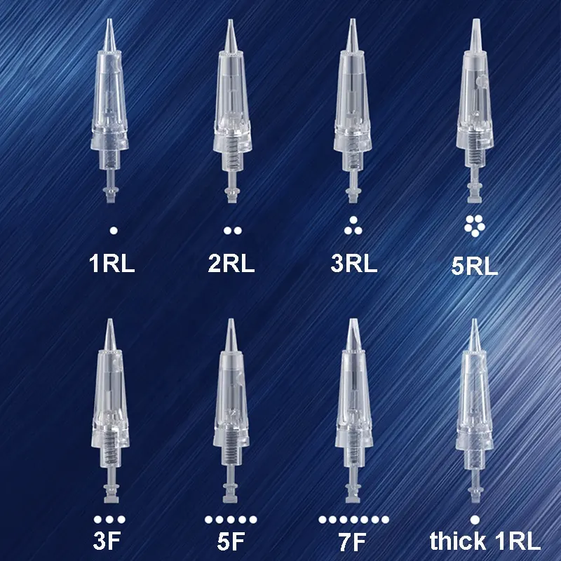 D toptan tek kullanımlık toka 1R PMU kartuş İğneler dövme kartuş Steralizing kalıcı makyaj makinesi için