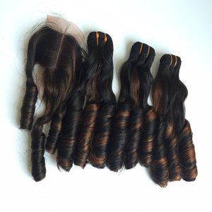 ผมเปียกและหยัก Jerry Curl ผมมนุษย์แอฟริกาต่อผมหยิกทำในเวียดนามเวอร์จินผมร้อน2022