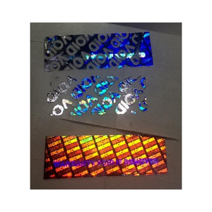 Rainbow 3D Holographic PET <strong>Membrane</strong> Decorative Stickers Secure Warranty Hologram Labels for Custom Use High Adhesion