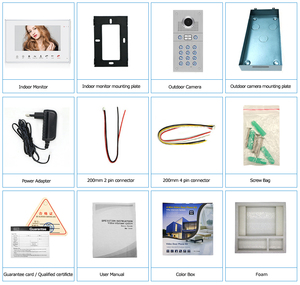 High Performance 2-way Video <strong>Intercom</strong> Video Portero <strong>Intercom</strong> with Visitor Photo Memory for 2 Rooms - Product Image 6