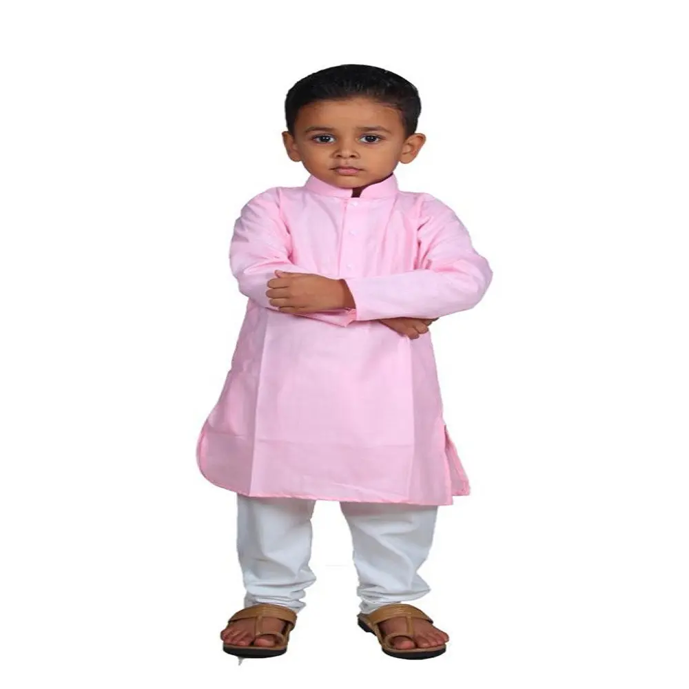 Großhandels preis muslimische Kleidung einfache Kinder Kurta neue Mode Kurta Designs für Jungen