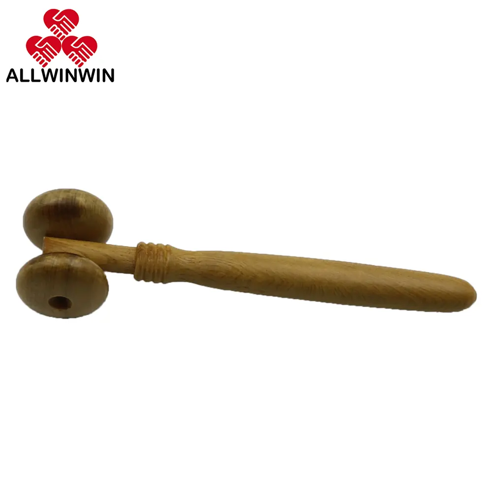 ALLWINWIN-Rodillo de masaje RMB31, Bola de madera para cara y nariz Facial