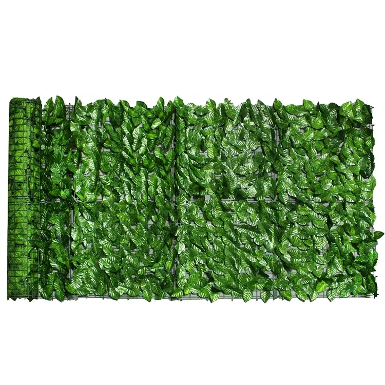 Tizen Custom Garden Outdoor decorativo Wall Design Green Vine leaf siepe edera Roll foglie artificiali recinzione