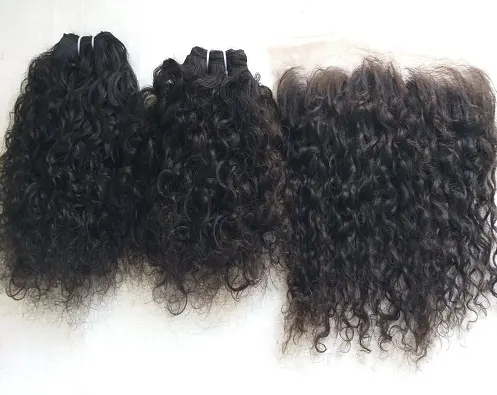 Curl Natural Color Hair Can Be Dye Peruvian Human Hair Extensions For Black Women