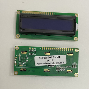 1601A dot matrix COB interfaccia MPU a 8 bit 16X1 caratteri STN blu negativo monocromatico MPU modulo display LCD - Product Image 4