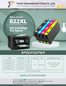 Tatrix RTS 822XL T822 совместимый картридж с чернилами для принтера для Epson рабочей силы WF-3820 WF-4820 и т. д. для Северной Amerian рынок T822 - Product Image 2