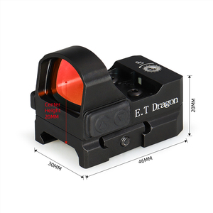 GZ2-0132 1x24x17 taktik red dot kapsam kırmızı nokta büyüteç sight için yansımalı nişangah 3x red dot kapsam - Product Image 2