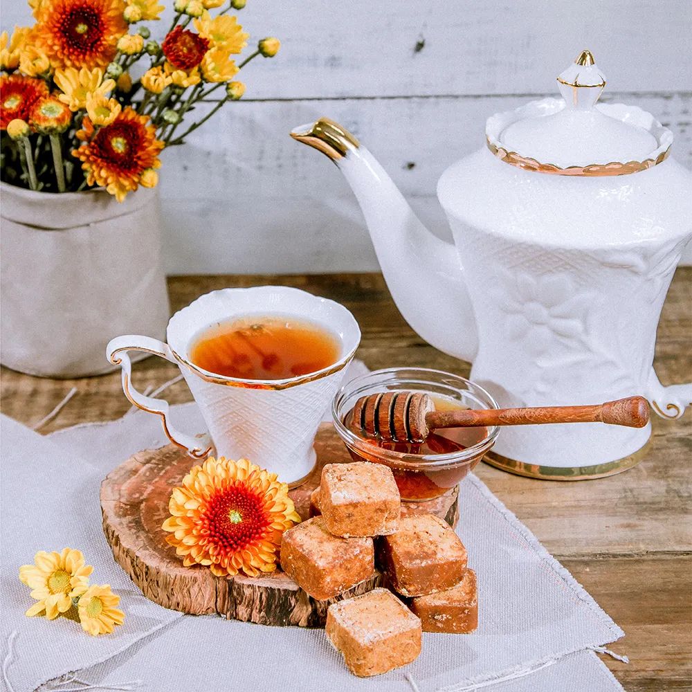 Natural Healthy Organic Brown Sugar Honey Chrysanthemum Tea Cubes