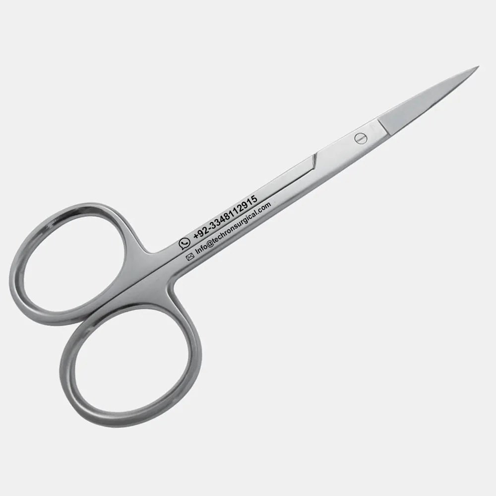 Iris Tesoura Cirúrgica Ponta fina Em Linha Reta/Curved Blunt-Sharp 11.5cm(4.5in) paquistanês profissional Fabricante/Fábrica