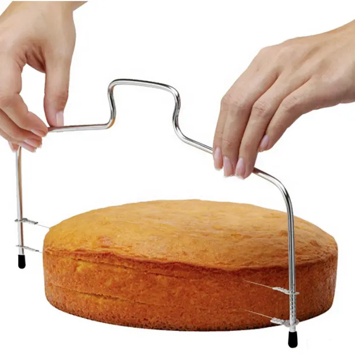 빵 레이어 분배기 싱글 및 더블 라인 케이크 레이어 커터