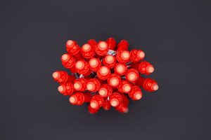 5mmLEDストリングライトシングルカラー50 Leds/ストリングDC12v 9mm ws2801rgb LEDピクセルライト - Product Image 2