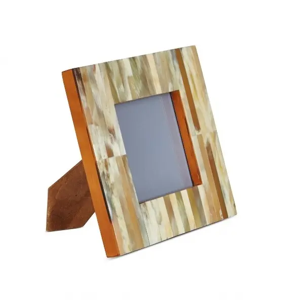 Moldura de foto exclusiva feita à mão, moldura quadrada decorativa personalizada feita à mão