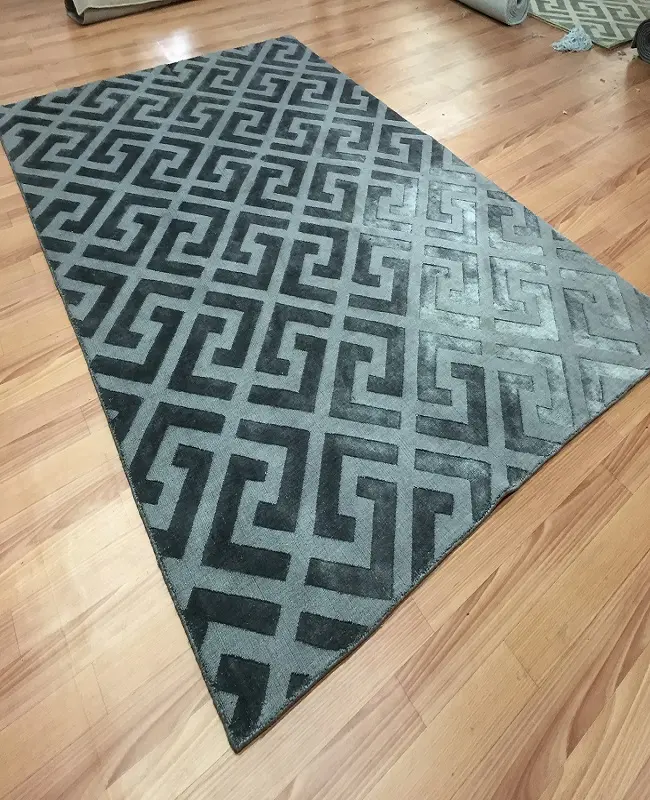 Modernes Design Bestickte hand gefertigte hand geknüpfte Teppiche und Teppiche aus Wolle und Seide für das Wohnzimmer