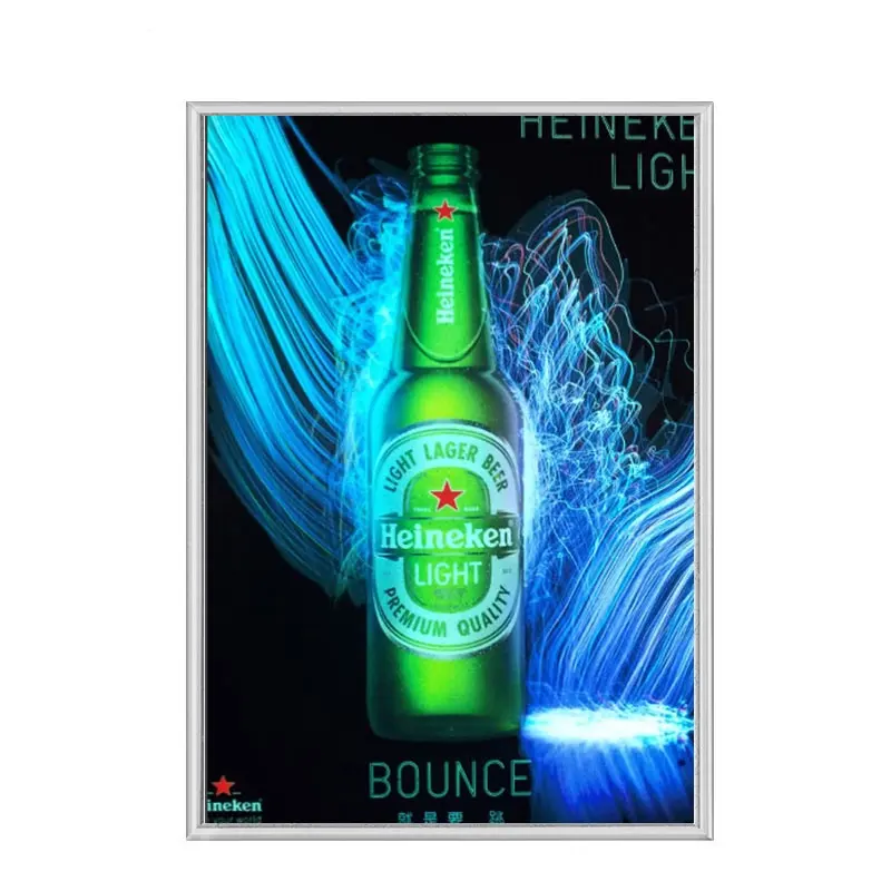 Animated Customize EL Advertising Posters Panel Display Poster Electroluminescent Poster