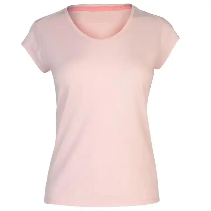 Camiseta básica con cuello en V para mujer, Camiseta corta Anti-pilling, superventas, camiseta ecológica XS, Jersey XL de punto liso teñido