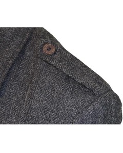 Gri Tweed Argyle ceket tamamen özelleştirilmiş % 100% yün gri Kilt kıyafet ceket ile yelek erkek % 100% yün özel kilt ceketler - Product Image 4