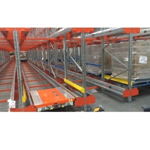 Sistema di scaffalature semiautomatico ad alta densità per il recupero automatizzato di scaffalature per Pallet personalizzate utilizzato In magazzino - Product Image 5