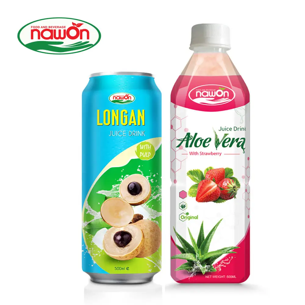 500ml NAWON डिब्बाबंद स्पार्कलिंग Longan फलों का रस