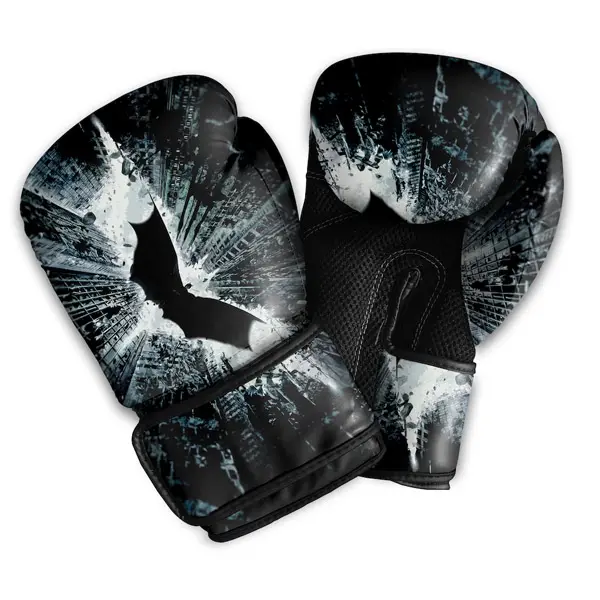 Guantes de boxeo de cuero para hombre, nuevo diseño, sublimados