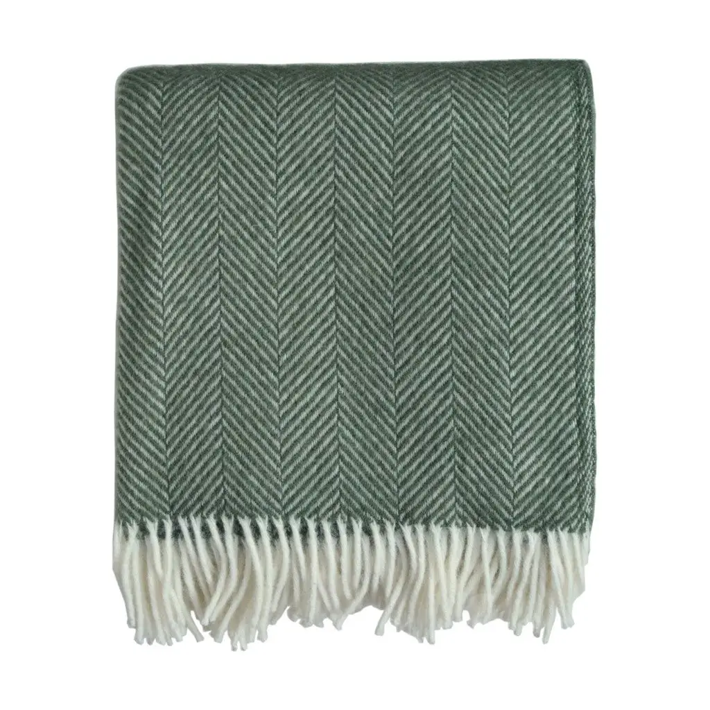 Erringbone-lanket de lana de lujo para sofá, lanket de alta calidad