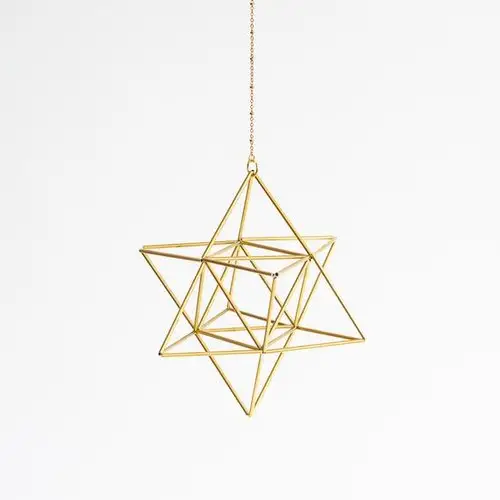 Metal and Glass Hanging Decorative Indoor Plant Terrarium Star Shape Manufacturer Wholesaler